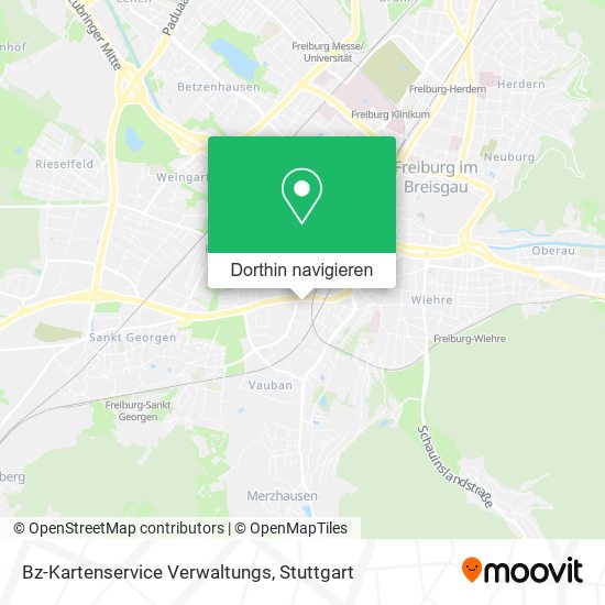 Bz-Kartenservice Verwaltungs Karte