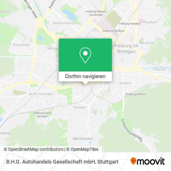 B.H.G. Autohandels Gesellschaft mbH Karte