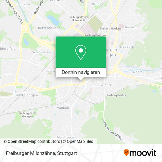 Freiburger Milchzähne Karte