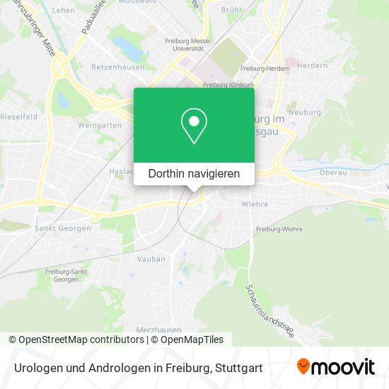 Urologen und Andrologen in Freiburg Karte