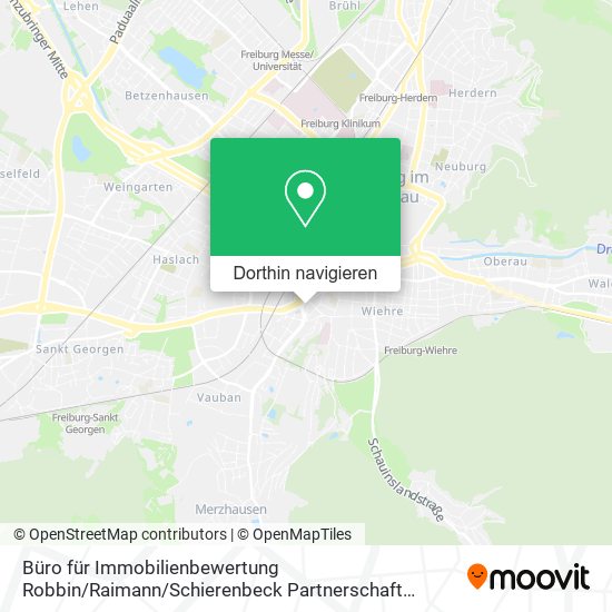 Büro für Immobilienbewertung Robbin / Raimann / Schierenbeck Partnerschaft Diplom-Sachverständige für d Karte