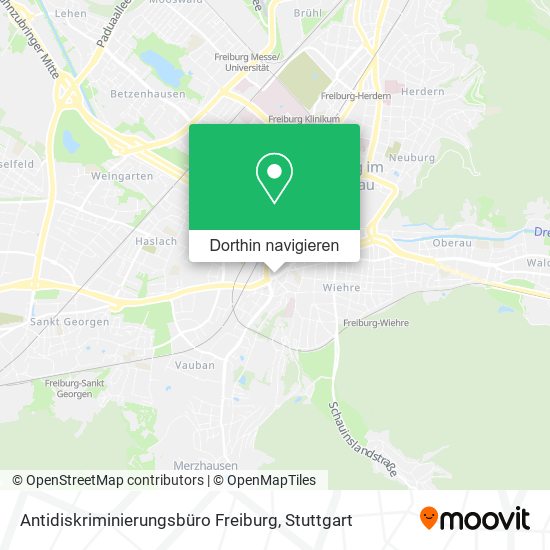 Antidiskriminierungsbüro Freiburg Karte