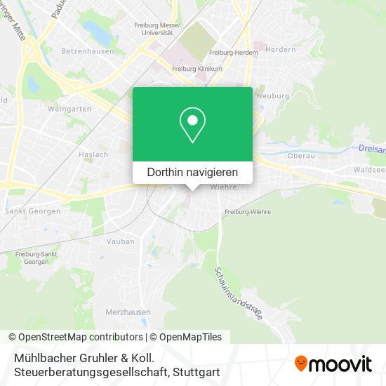 Mühlbacher Gruhler & Koll. Steuerberatungsgesellschaft Karte