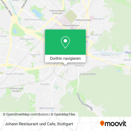 Johann Restaurant und Cafe Karte