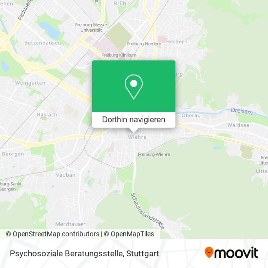 Psychosoziale Beratungsstelle Karte