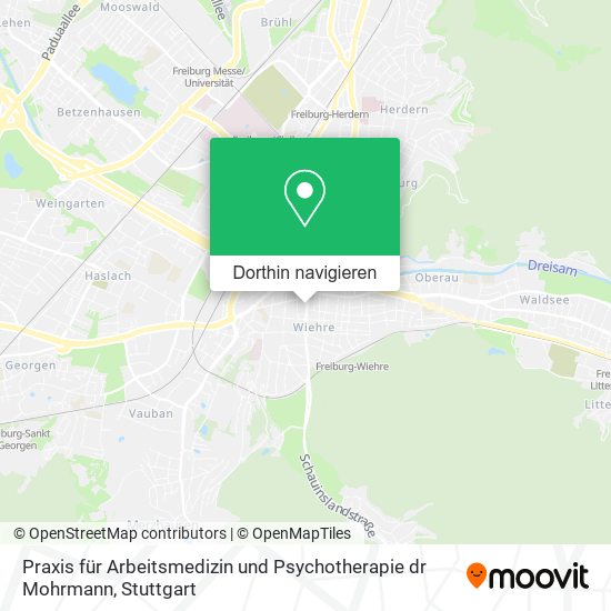 Praxis für Arbeitsmedizin und Psychotherapie dr Mohrmann Karte