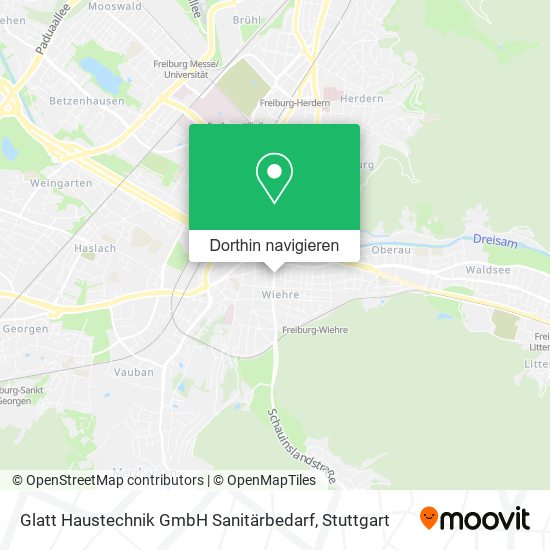 Glatt Haustechnik GmbH Sanitärbedarf Karte