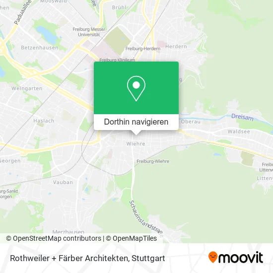 Rothweiler + Färber Architekten Karte