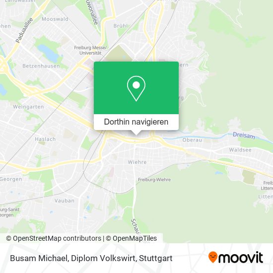 Busam Michael, Diplom Volkswirt Karte
