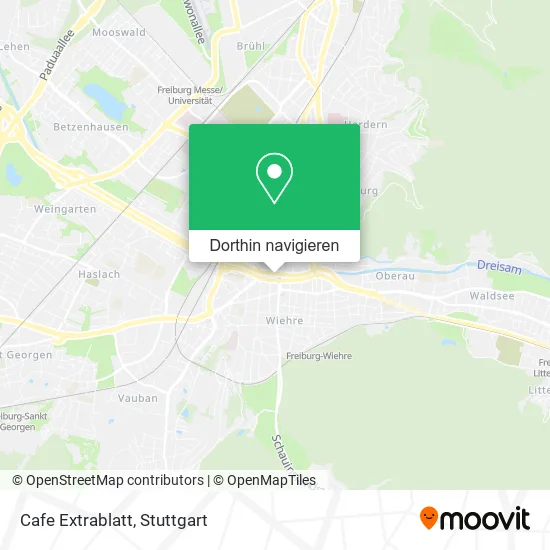 Cafe Extrablatt Karte