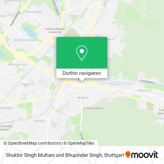 Shukbir Singh Multani und Bhupinder Singh Karte