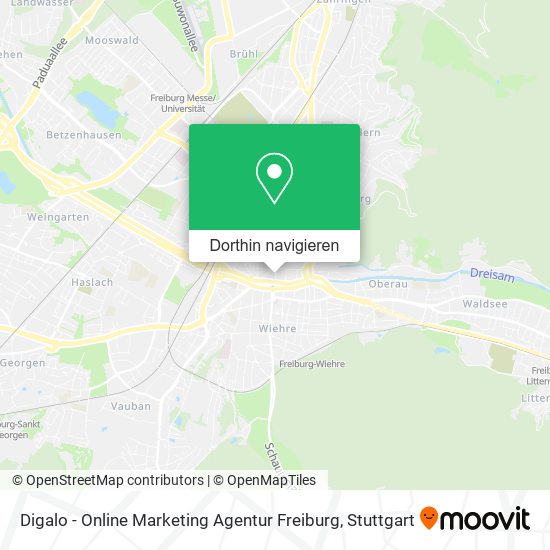 Digalo - Online Marketing Agentur Freiburg Karte