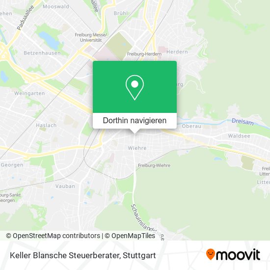 Keller Blansche Steuerberater Karte