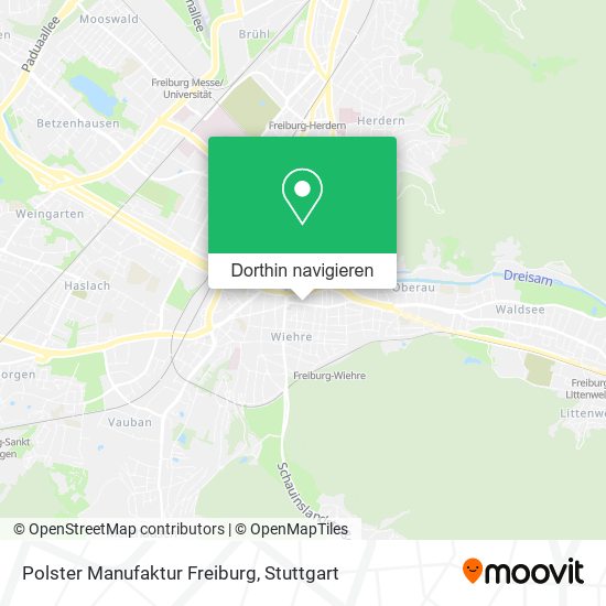 Polster Manufaktur Freiburg Karte