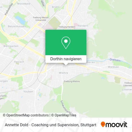 Annette Dold - Coaching und Supervision Karte