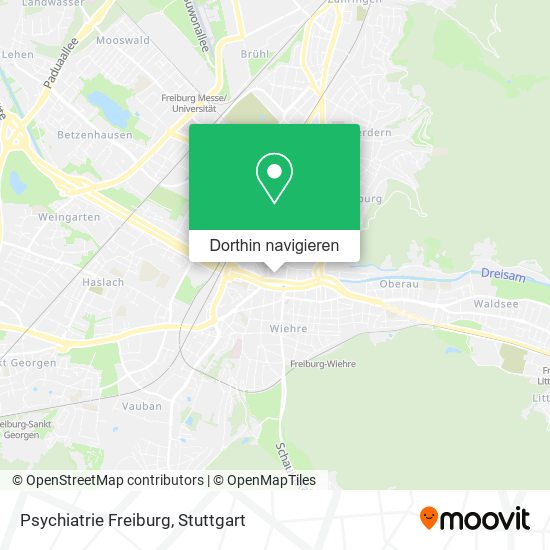 Psychiatrie Freiburg Karte