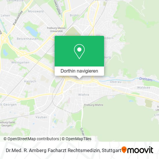 Dr.Med. R. Amberg Facharzt Rechtsmedizin Karte