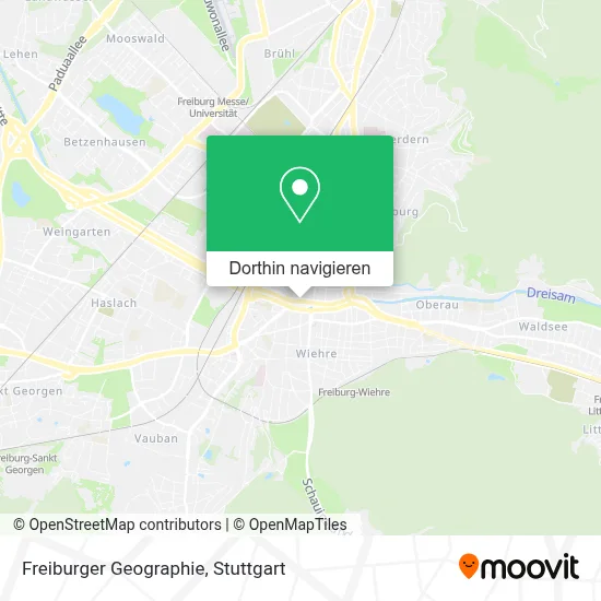 Freiburger Geographie Karte