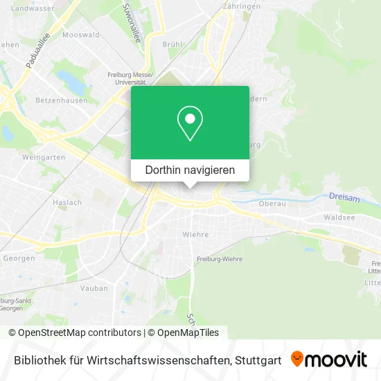 Bibliothek für Wirtschaftswissenschaften Karte