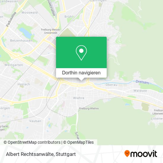 Albert Rechtsanwälte Karte