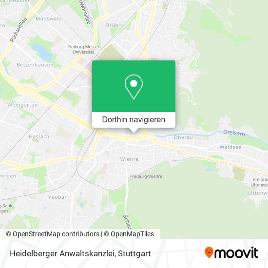 Heidelberger Anwaltskanzlei Karte