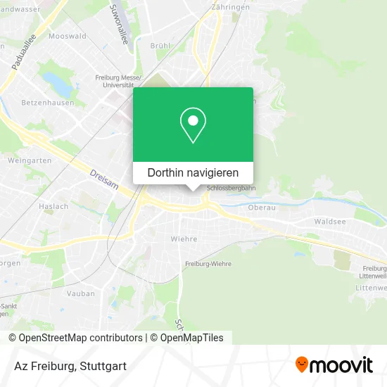 Az Freiburg Karte