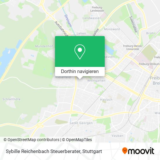 Sybille Reichenbach Steuerberater Karte