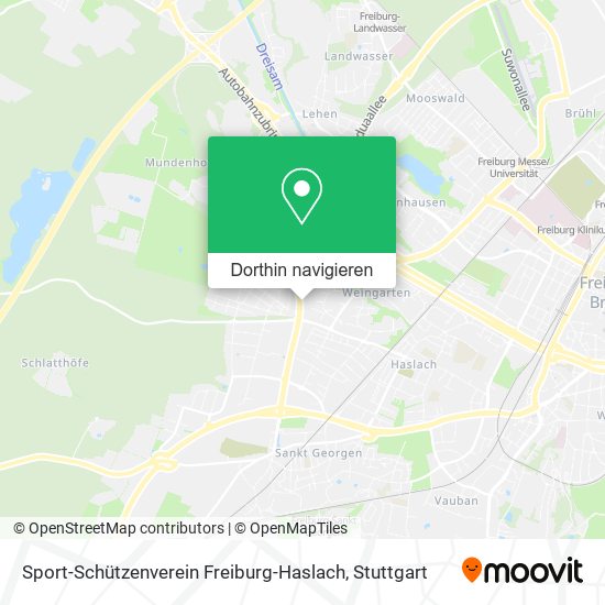 Sport-Schützenverein Freiburg-Haslach Karte