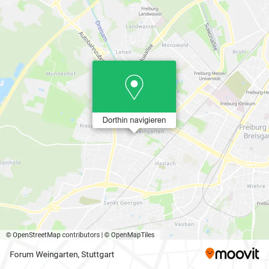 Forum Weingarten Karte