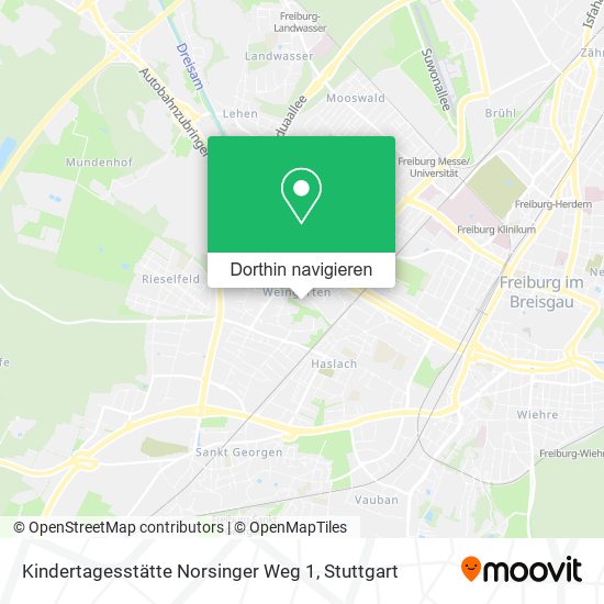 Kindertagesstätte Norsinger Weg 1 Karte