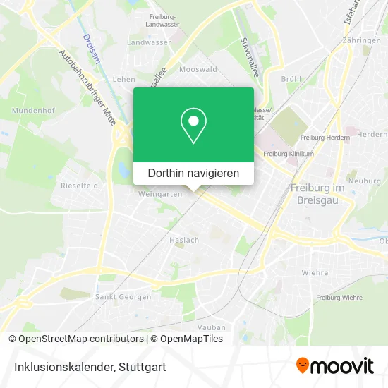 Inklusionskalender Karte