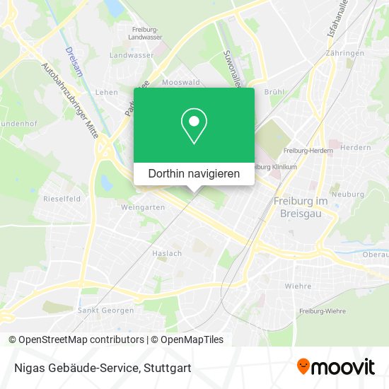 Nigas Gebäude-Service Karte