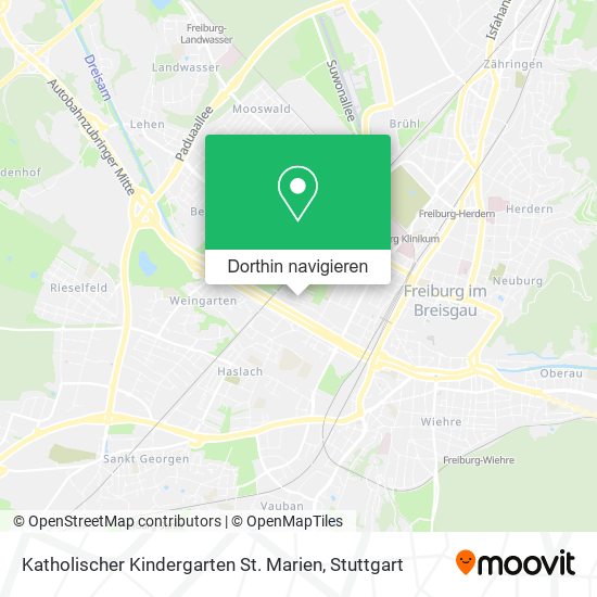 Katholischer Kindergarten St. Marien Karte