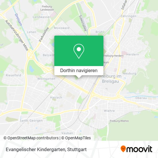 Evangelischer Kindergarten Karte