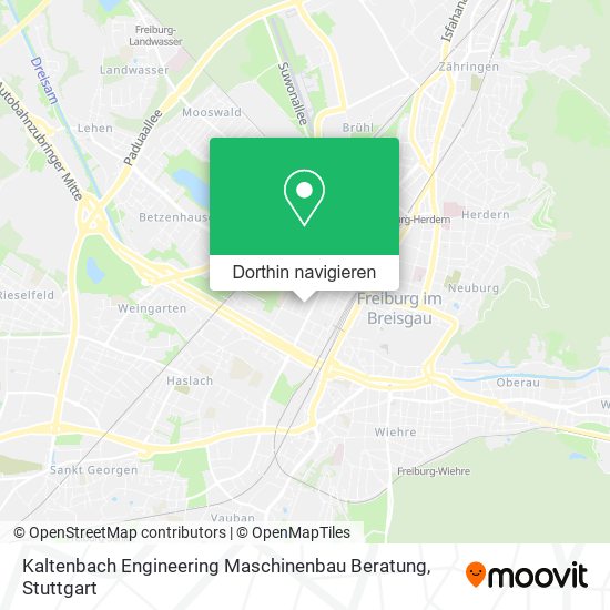 Kaltenbach Engineering Maschinenbau Beratung Karte