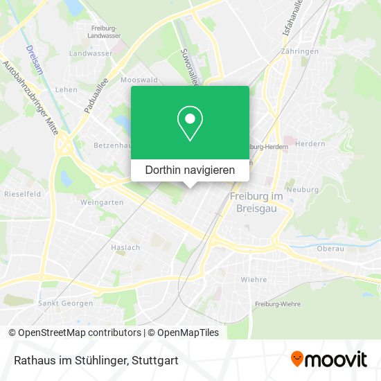 Rathaus im Stühlinger Karte