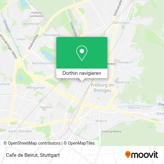 Cafe de Beirut Karte