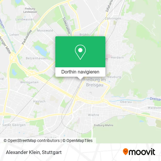 Alexander Klein Karte