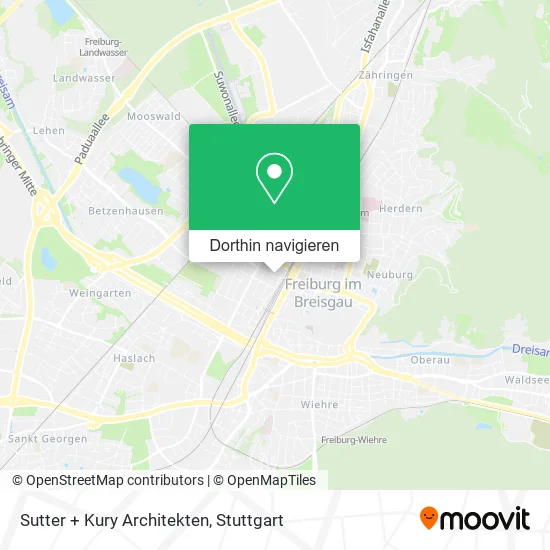 Sutter + Kury Architekten Karte