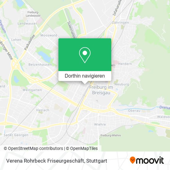 Verena Rohrbeck Friseurgeschäft Karte