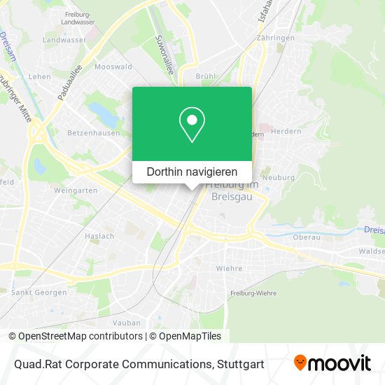 Quad.Rat Corporate Communications Karte