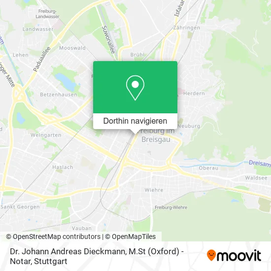 Dr. Johann Andreas Dieckmann, M.St (Oxford) - Notar Karte