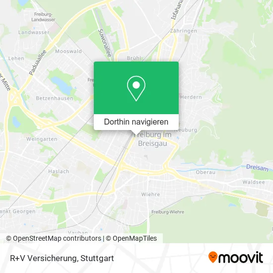 R+V Versicherung Karte