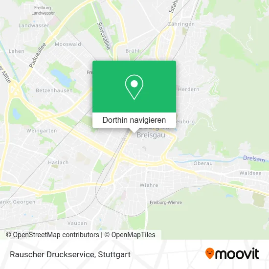 Rauscher Druckservice Karte