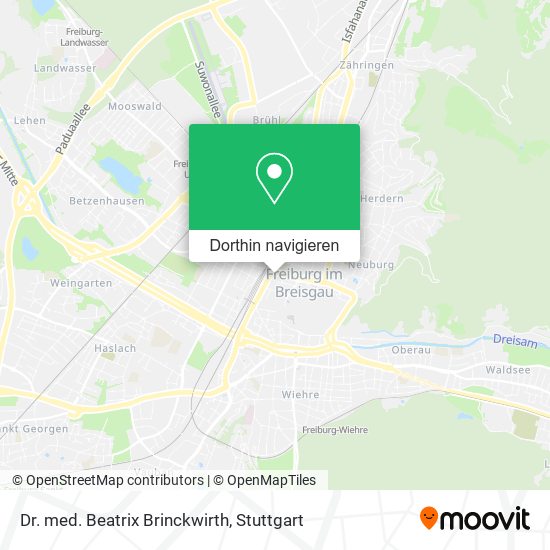 Dr. med. Beatrix Brinckwirth Karte