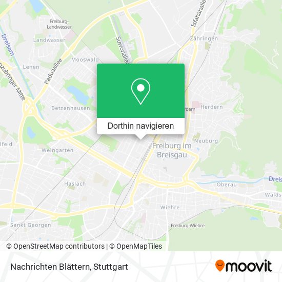 Nachrichten Blättern Karte