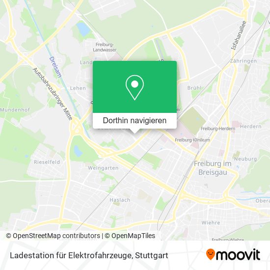 Ladestation für Elektrofahrzeuge Karte