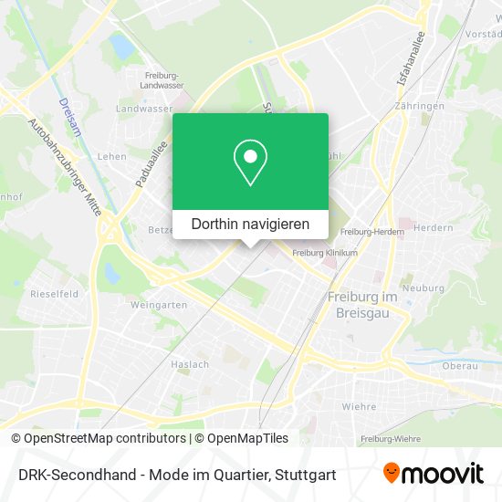DRK-Secondhand - Mode im Quartier Karte