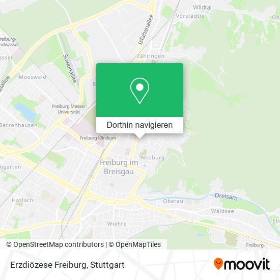 Erzdiözese Freiburg Karte