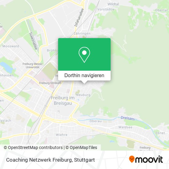 Coaching Netzwerk Freiburg Karte